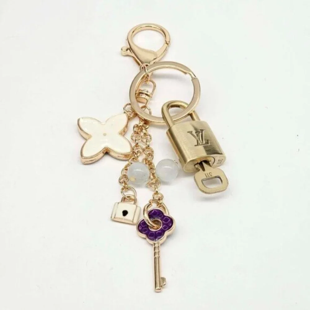 Authentic LV Gold Padlock 🔒Unbranded Keychain Charm for Louis Vuitton Bags